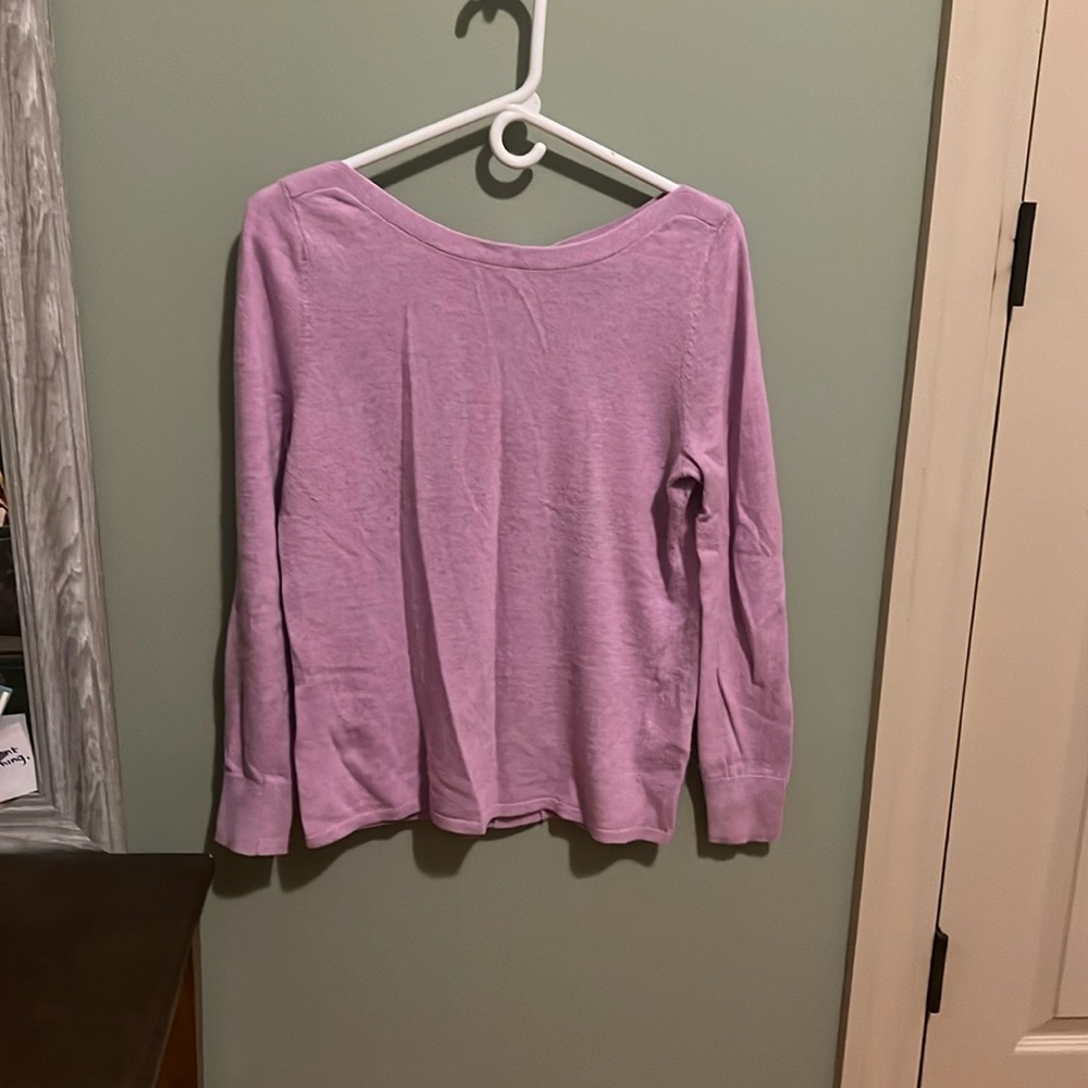 Brand: banana republic, size: small, color: purple